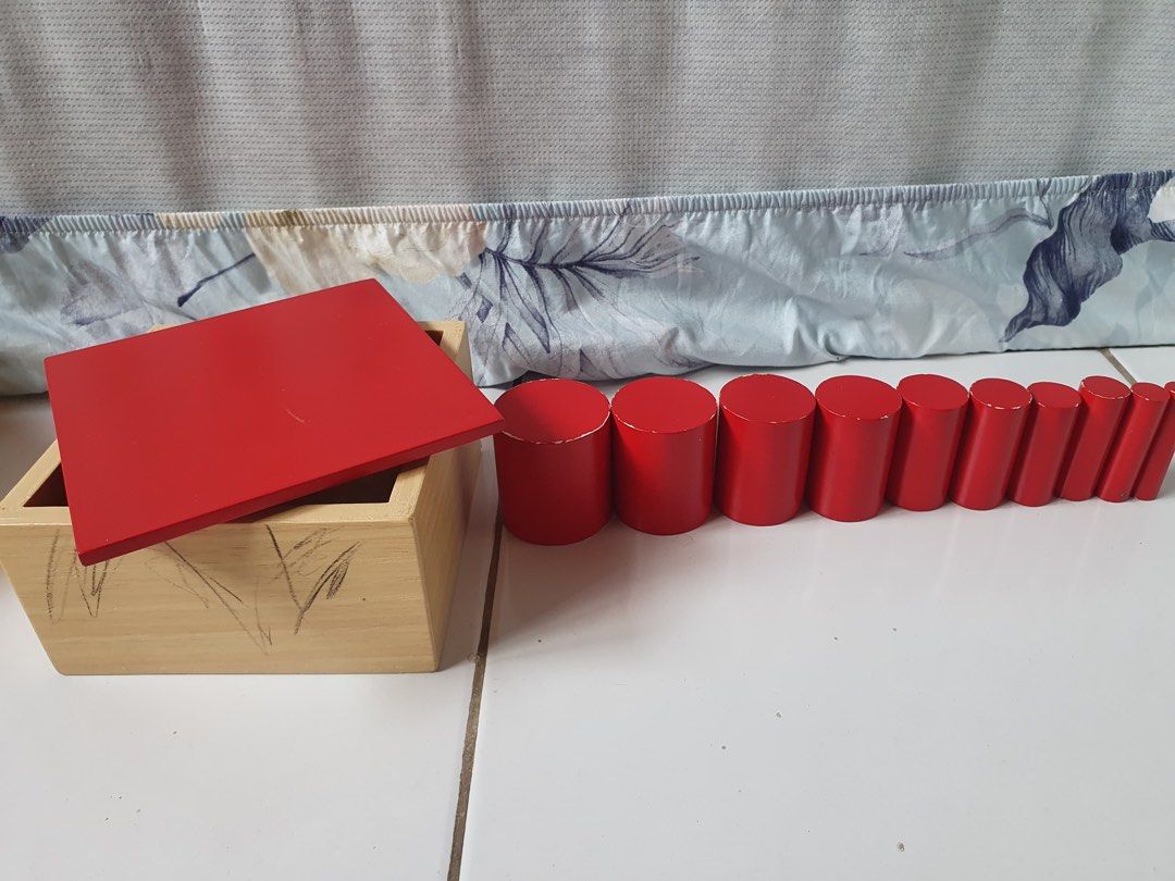 Mainan Anak Knobless Cylinder Montessori Balita, Bayi & Anak, Lainnya ...