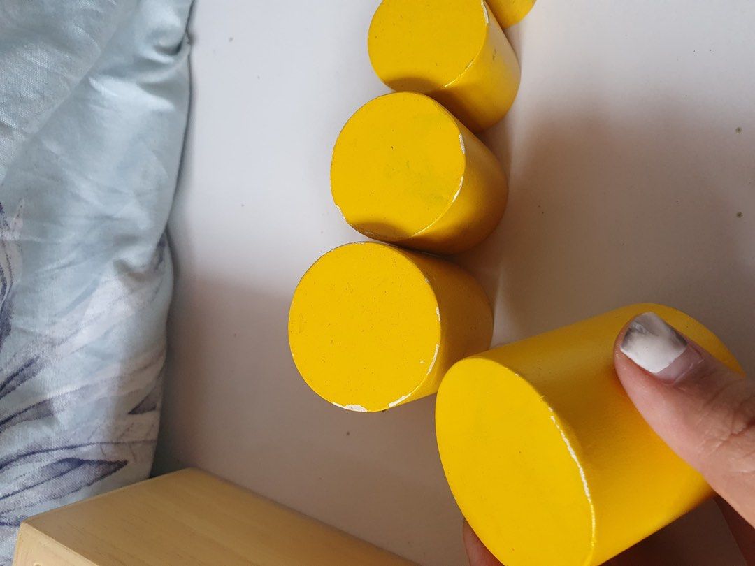 Mainan Anak Knobless Cylinder Montessori Balita, Bayi & Anak, Lainnya ...