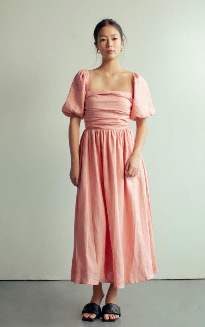 kourtney pink dress deboratanzo on LTK