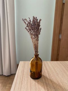 Lavender Dried Flowers with Vase