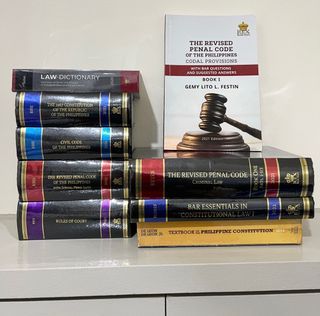 LAW BOOKS FOR SALE (2023 Codal)