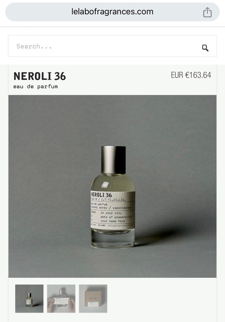LE LABO ルラボ NEROLI すい 36 パフューミング ボディローション