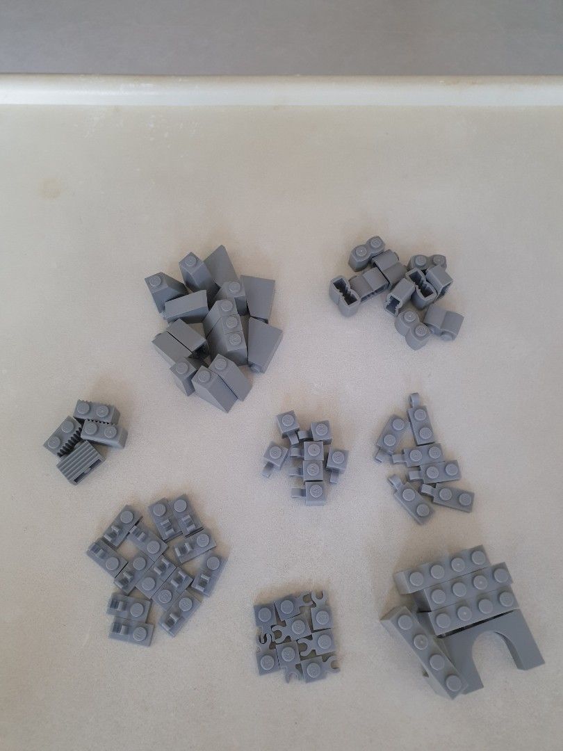 Lego Bricks Light Grey Hobbies Toys Toys Games on Carousell
