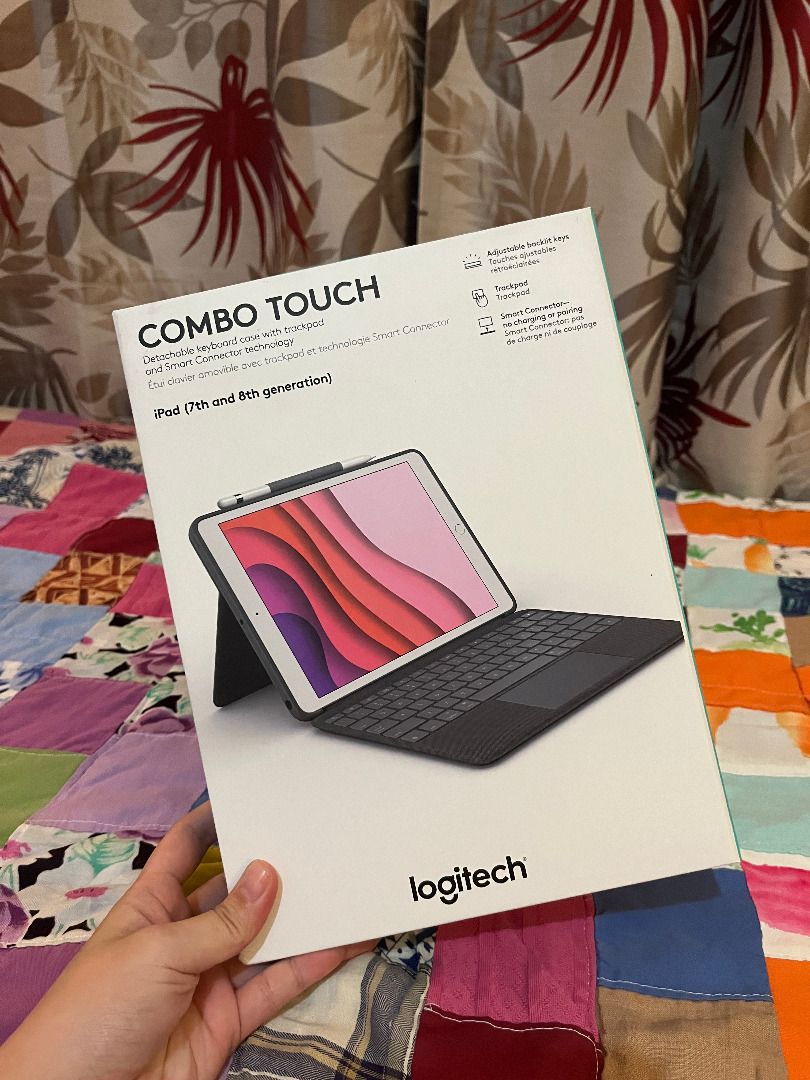 LOGITECH COMBO TOUCH DETACHABLE KEYBOARD WITH TRACKPAD FOR IPAD 7/8/9 ...