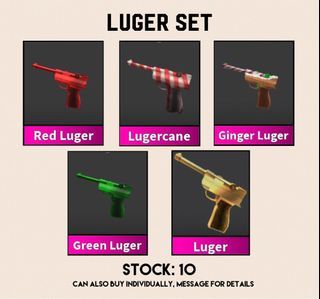 Luger Set | MM2 Game (READ DESC)