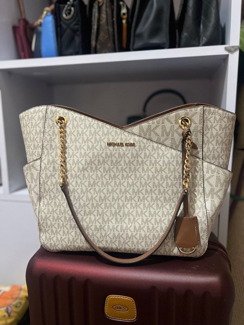 Shoulder Tote Bag Michael Kors Signature Jet Set Michael Kors Jet