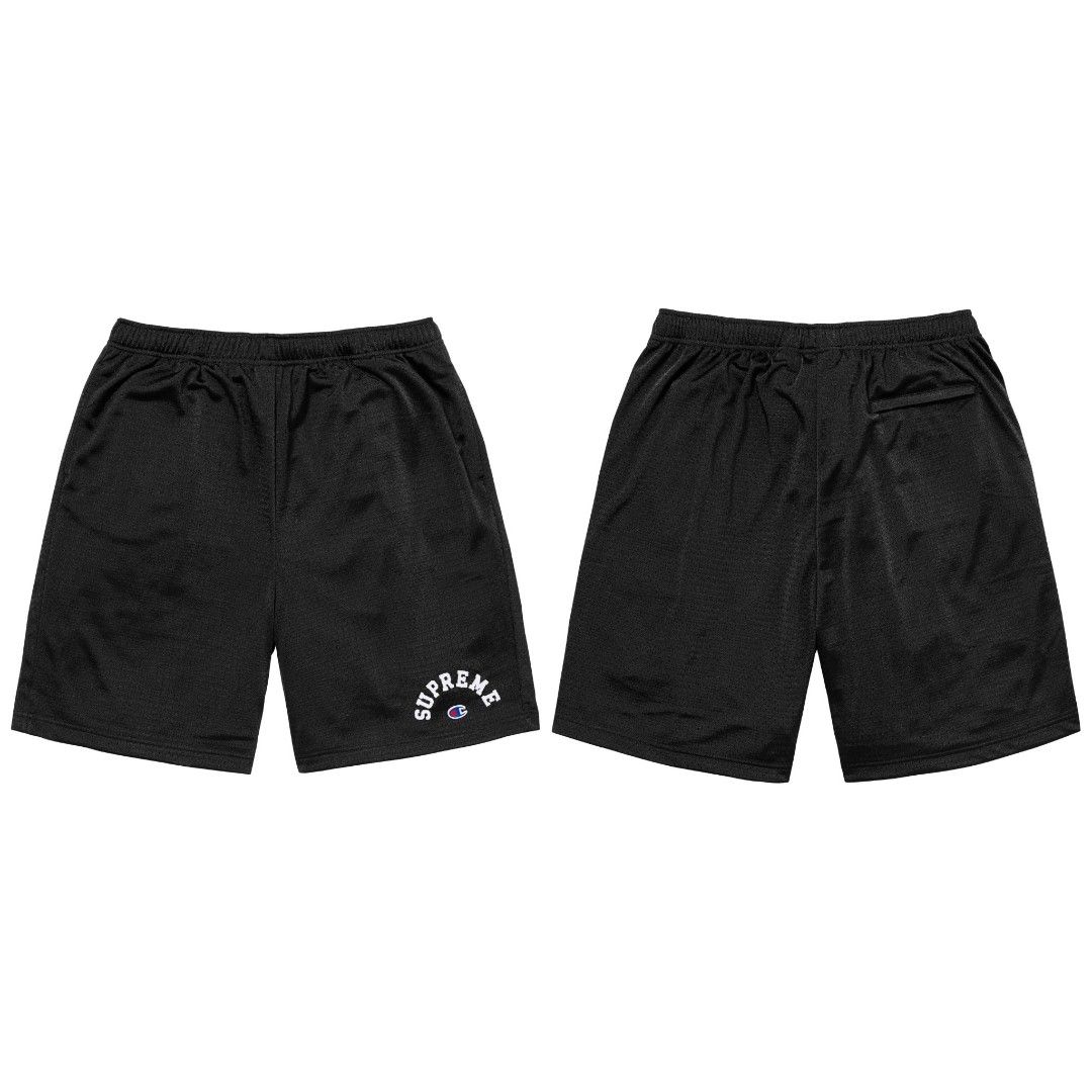 Multiple Sizes) Supreme x Champion Mesh Short Green / Navy / Red /  Black / Tan / Purple