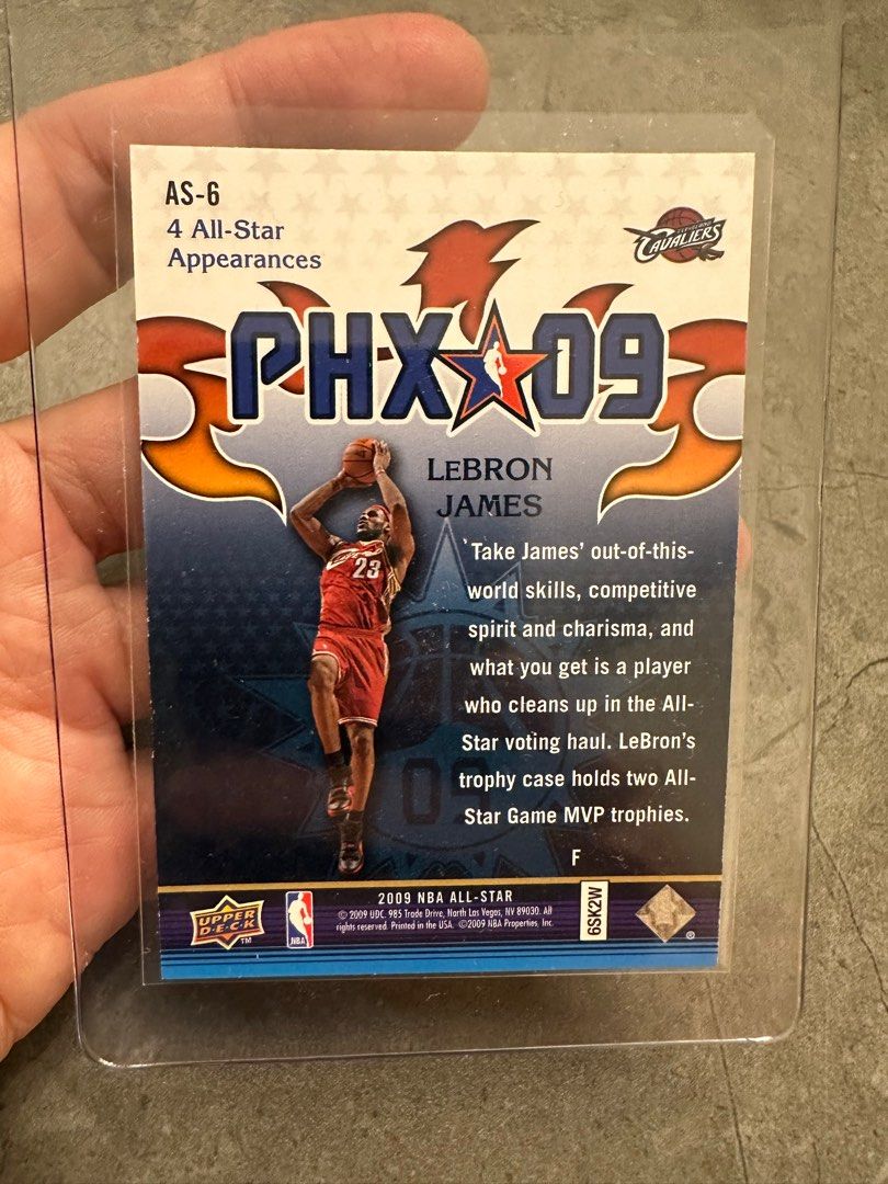 NBA basketball Lebron James all star phoenix 2009 east cavaliers