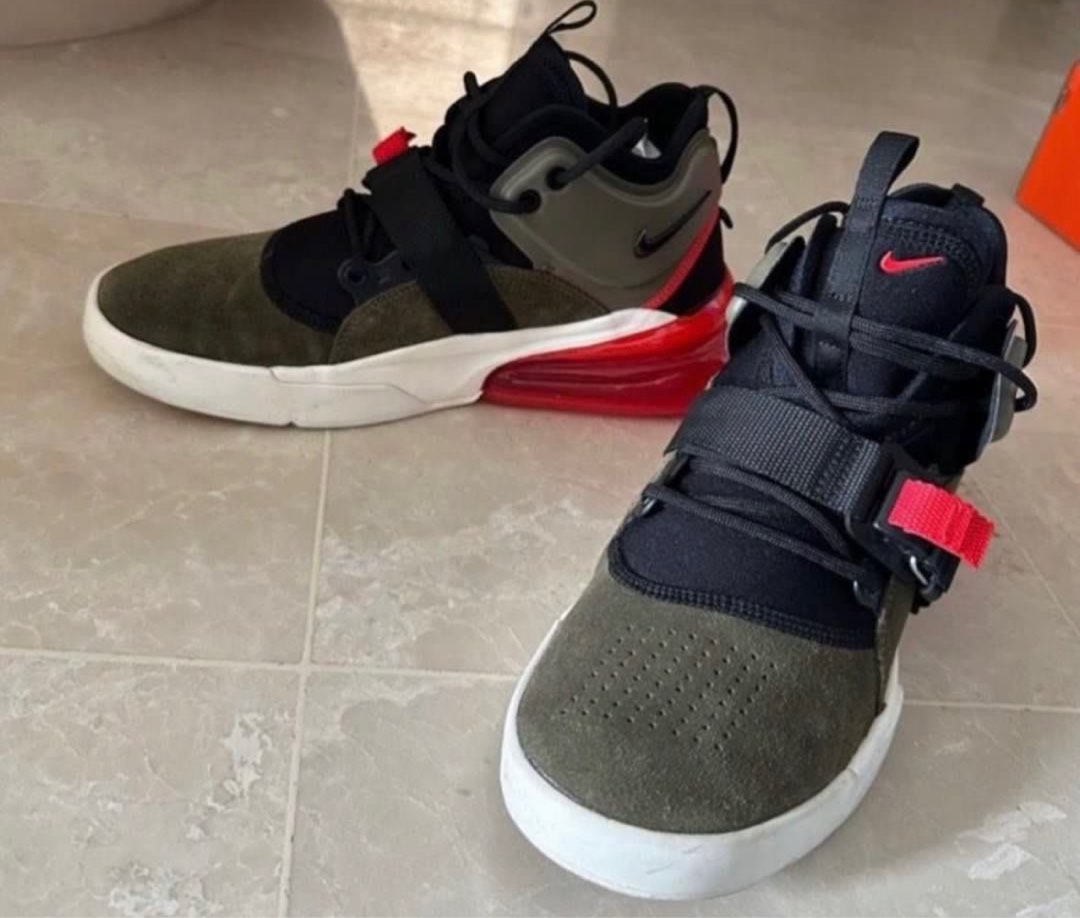 Nike Air Force 270 Olive Green Men s Fashion Footwear Sneakers on Carousell