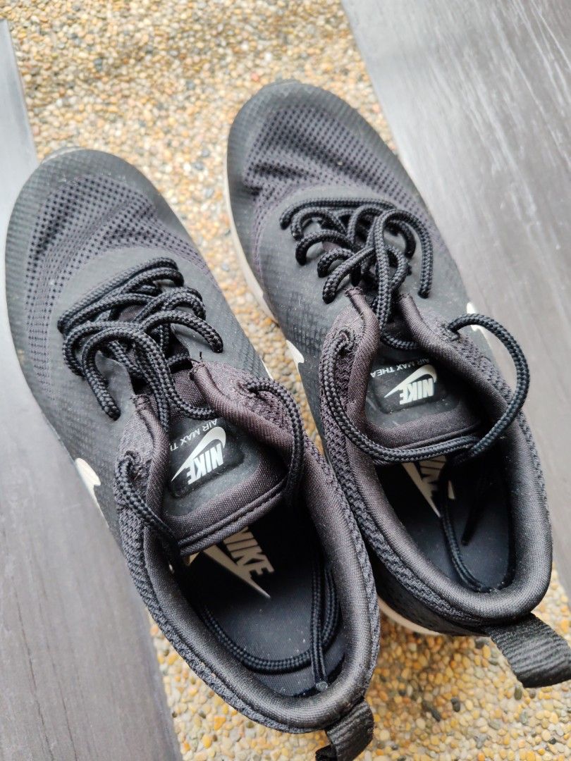 Nike Air Max Thea Black Women s Fashion Footwear Sneakers on Carousell