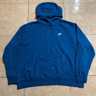 Nike club fleece blue hoodie