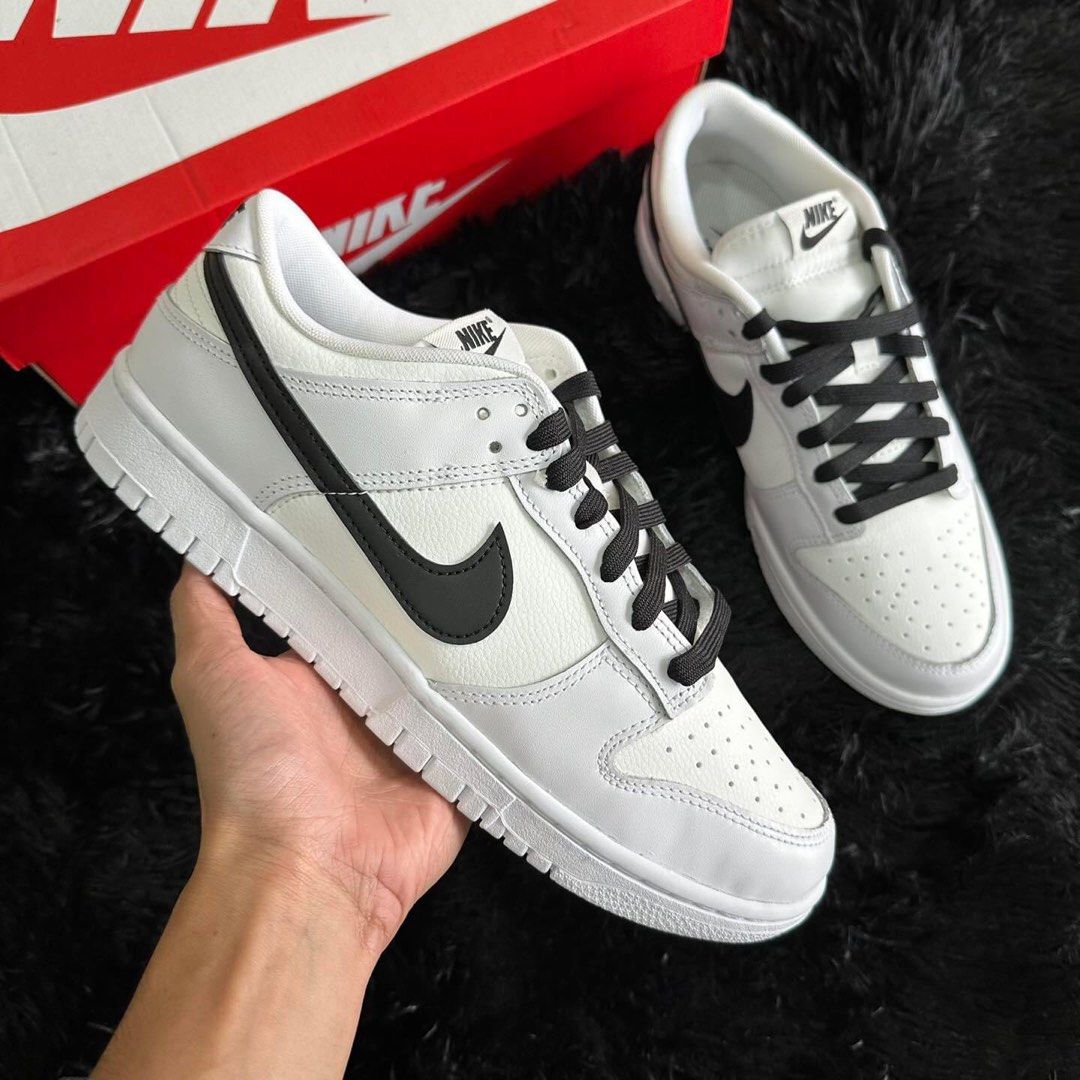 Nike dunk low (Category: Sneakers) located in Pasig City. Submitted by mgmanila (Listing ID 1307267641, Image 1). Description: ORIGINAL Nike Dunk Low “Reverse Panda” Available SIZE: US 8 to 12 MEN 5,700 only ✔️Cash on Pickup (COP) via LBC available ✔️Cash on Delivery (COD) available ✔️MOP: Gcash,Maya And Bank transfer ✔️Shipping via Lalamove, Grab and Joyride ✔️Yes to Same day delivery🥰 📩DM us for more info or any inquiries📩 DISCLAIMER: MG MNL