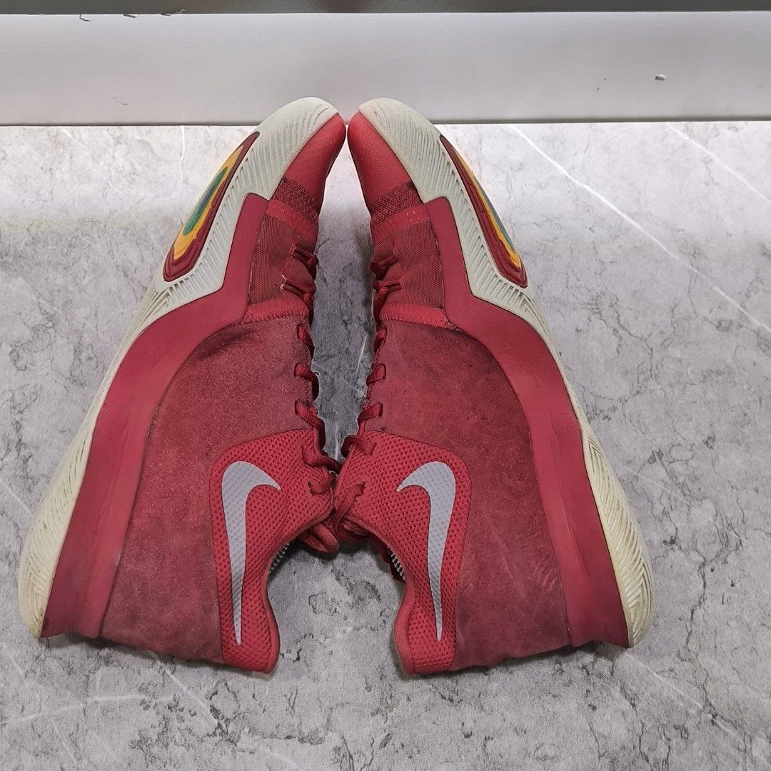 Kyrie 3 red suede on feet cheap