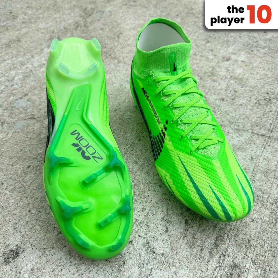 Nike Mercurial Vapor 15 and Superfly 9 Elite FG AG SG Dream Speed Lime Green Black Pack
