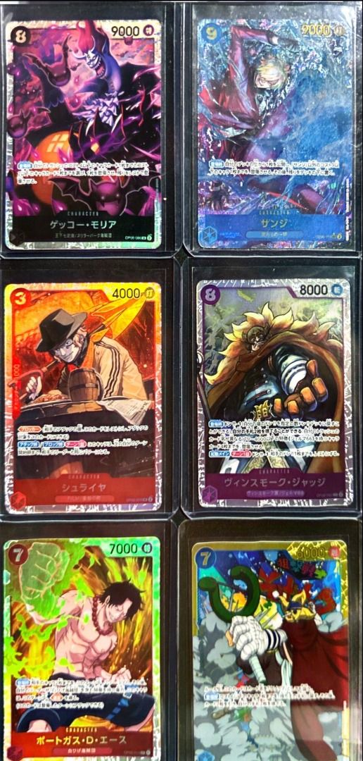 One Piece TCG - SEC, SR, R over 200 cards, Hobbies & Toys, Toys & Games on  Carousell