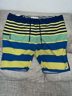 O'Neill Long Shorts Men's Stripped multi color Swim Surf Board Trunks
