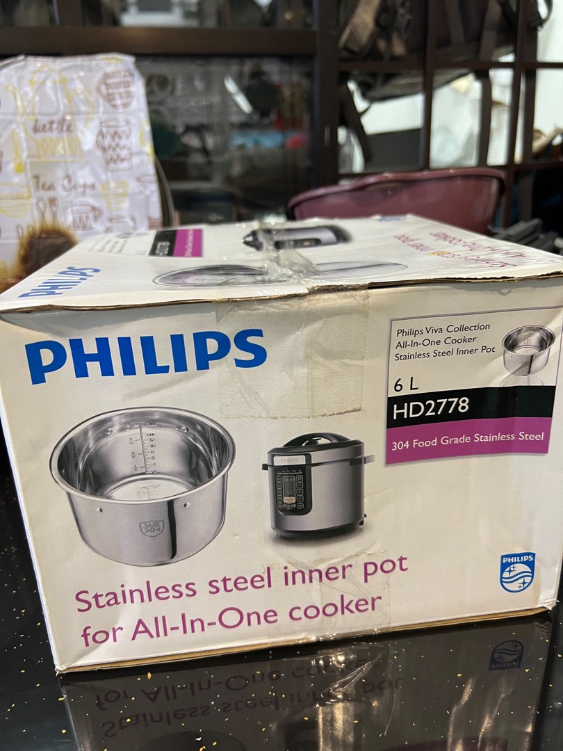 Philips pressure cooker stainless steel inner pot on sale