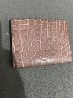 Prada croc wallet