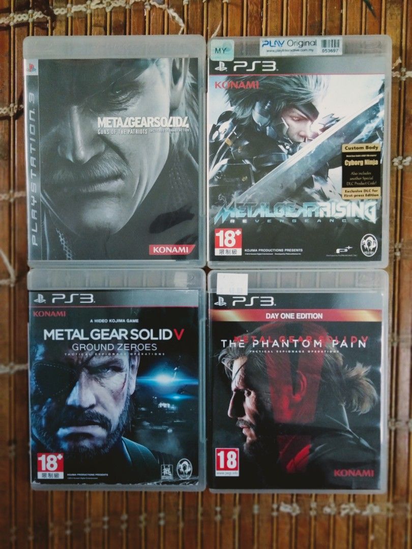 ps3 Metal Gear Solid games, Video Gaming, Video Games, PlayStation on  Carousell