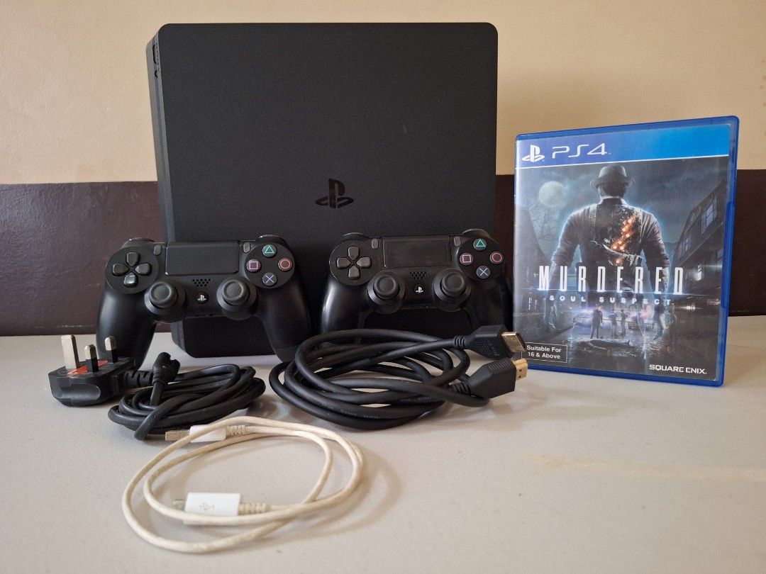 PS4 Slim 500gb latest cuh model (Category: PlayStation) located in Manila. Submitted by pjthebartender (Listing ID 1307256787, Image 1). Description: Ps4 slim 500 gb latest cuh model Updated firmware 1 game Complte cords 2 orig controller 8k only Tondo-pajo- q.c welcome rotonda LRT 1-2.