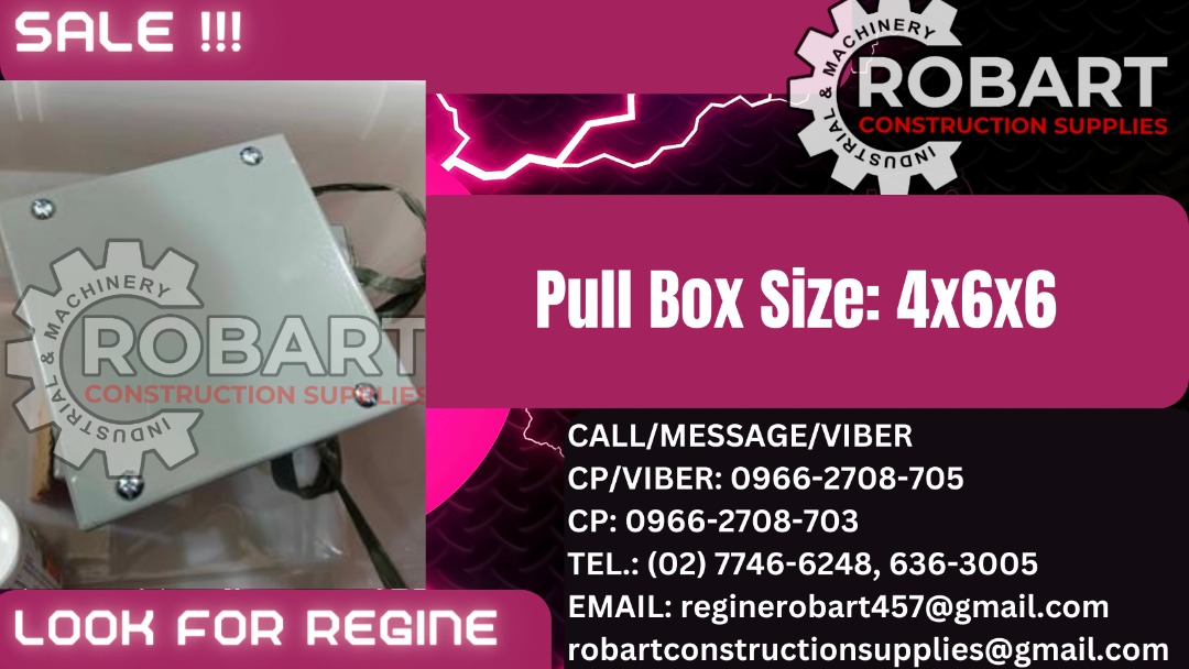 Pull Box Size: 4x6x6, Commercial & Industrial, Construction Tools ...