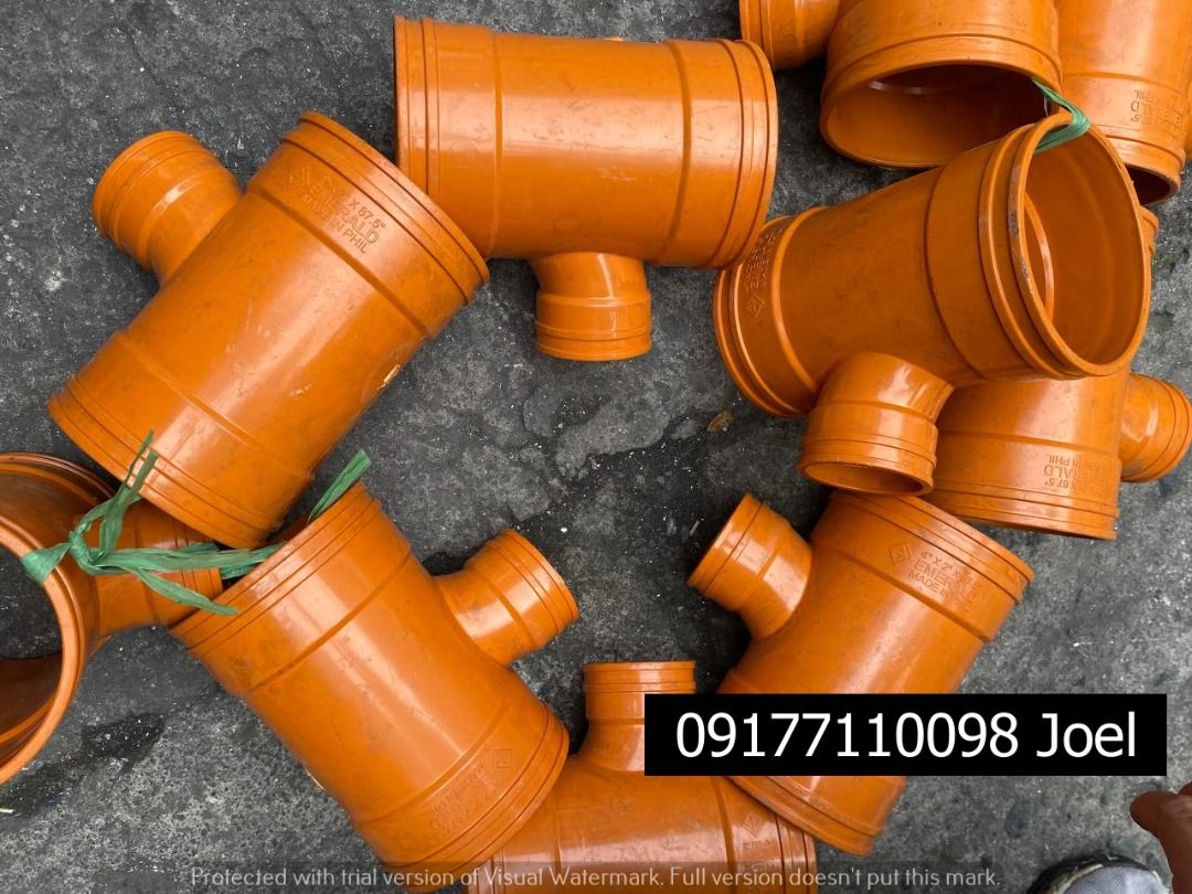 PVC ORANGE TEE REDUCER, Commercial & Industrial, Construction Tools ...