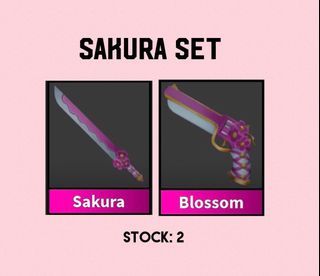 Sakura Set | MM2 Game (READ DESC)