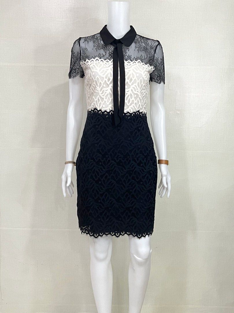 Sandro Two Tone Lace Dress, Women's Fashion, Dresses & Sets, Dresses on  Carousell