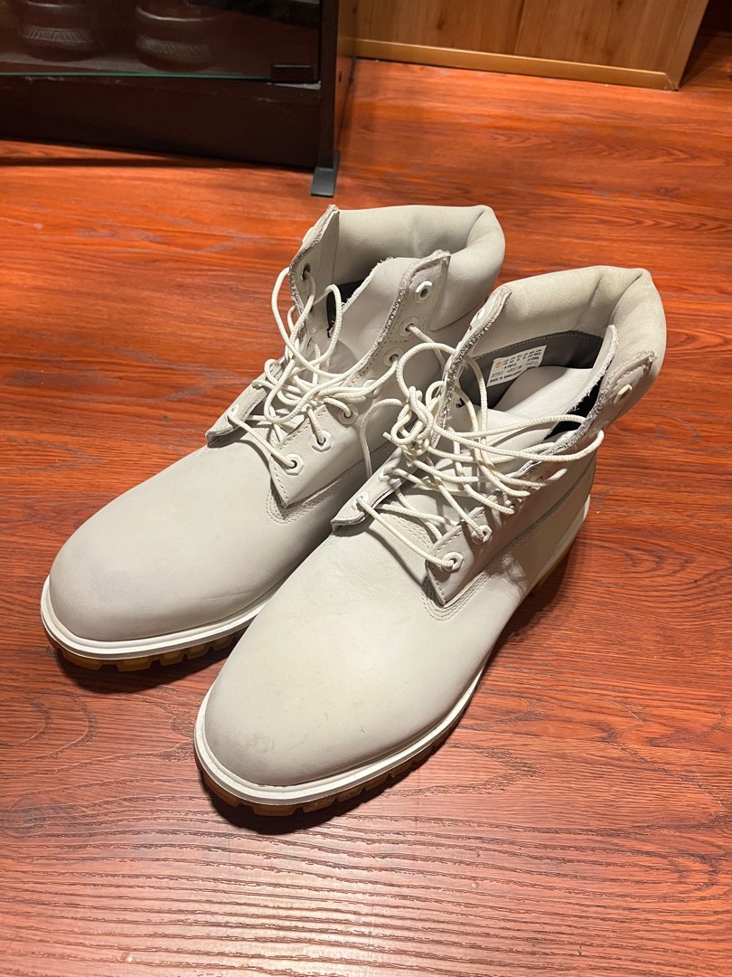 Grey Timberland Classic Boots Men Light Grey Timbs Sepatu Boots