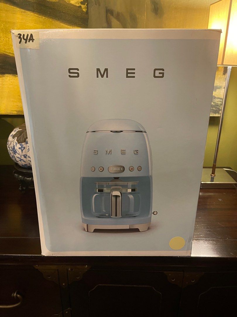 🔥 SMEG Drip Filter Coffee Machine (Cream) (Category: Coffee & Tea Tableware) located in Muntinlupa City. Submitted by pelazzzy (Listing ID 1307333141, Image 3). Description: Comes with a Permanent & Washable Filter, and Coffee Scoop Auto-Startwith Aroma Intensity Function Keep Warm Function keeps your pot of coffee warm for up to 40 minutes after brewing Black and White Coffee Cup 4-Cup Function for a quick brew 10-Cup Capacity and 1.4L water ta