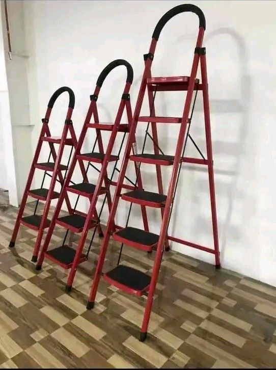 Steel Foldable Ladder Red (Category: Ladders & Steps) located in Manila. Submitted by 09369633327 (Listing ID 1307355792, Image 1). Description: Onhand Items ‼️ Brand New ‼️ We Accept Same day Order And Delivery via lalamove toktok And Mrspeedy, MOP - Cod , Gcash , Bank Transfer ❤️ 4 step - 1,800 5 step - 2,000 6 step - 2,200 Pls Call. 09369633327 for more info Buy Now 😊.