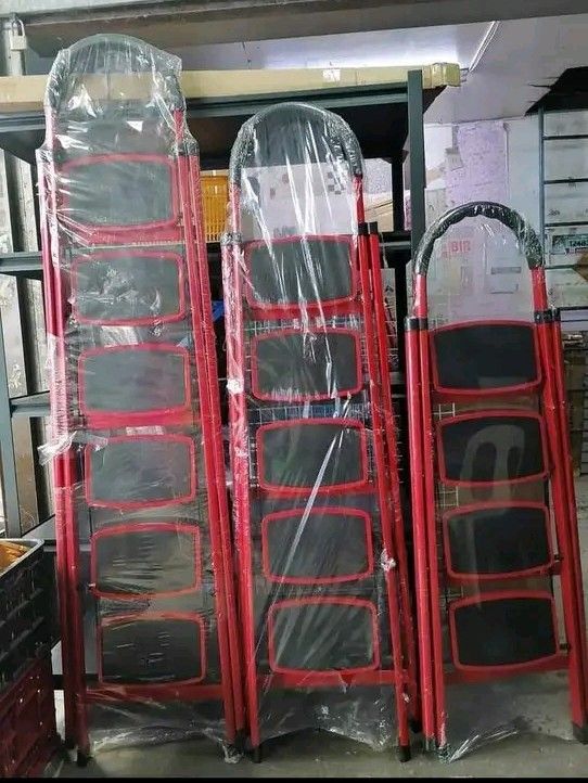 Steel Foldable Ladder Red (Category: Ladders & Steps) located in Manila. Submitted by 09369633327 (Listing ID 1307355792, Image 2). Description: Onhand Items ‼️ Brand New ‼️ We Accept Same day Order And Delivery via lalamove toktok And Mrspeedy, MOP - Cod , Gcash , Bank Transfer ❤️ 4 step - 1,800 5 step - 2,000 6 step - 2,200 Pls Call. 09369633327 for more info Buy Now 😊.