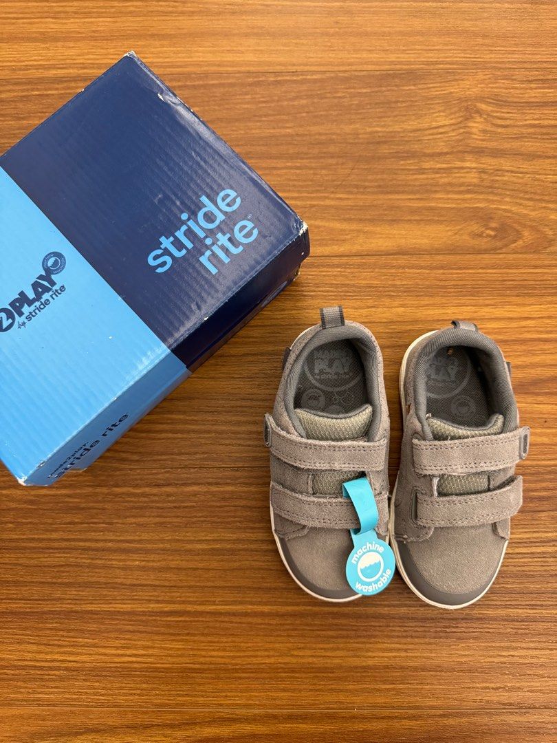 Stride Rite Jude Shoes Grey Babies Kids Babies Kids Fashion on Carousell
