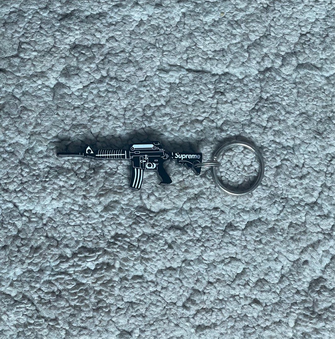 Supreme Accessory FW14 M16 Black Bottle Opener Keychain Carousell