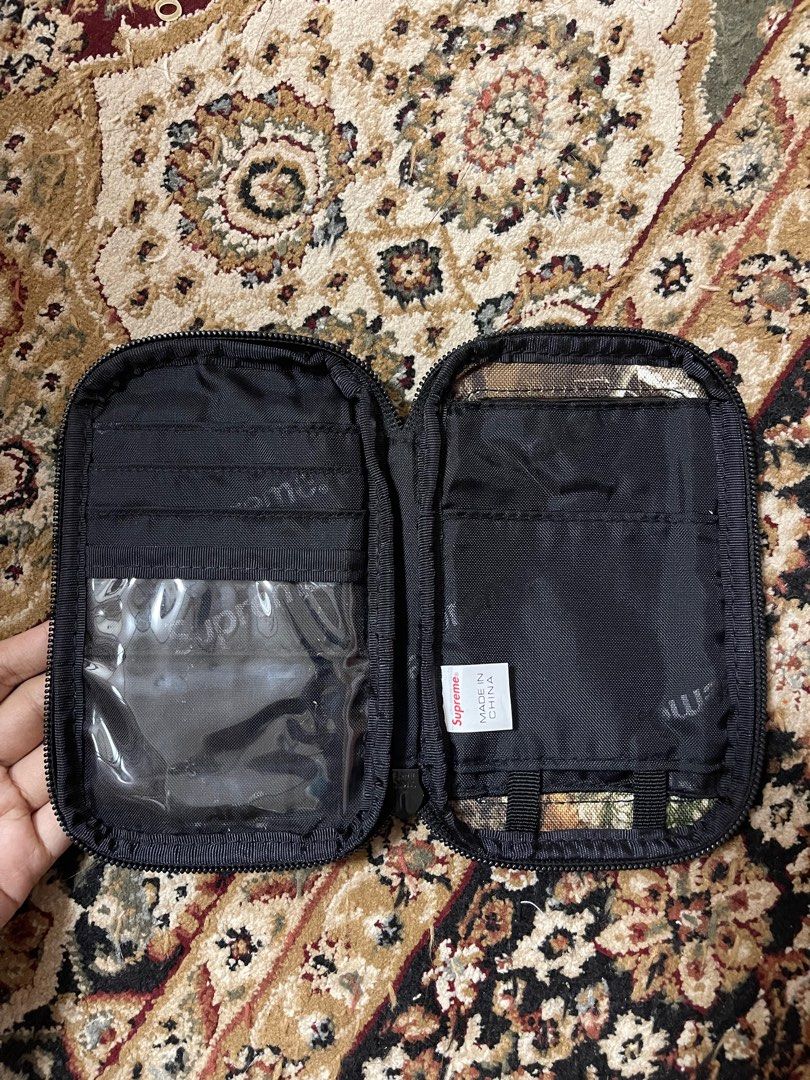 Supreme Small Zip Pouch Real Tree Camo FW19 Men s Fashion Bags Belt bags Clutches and Pouches on Carousell