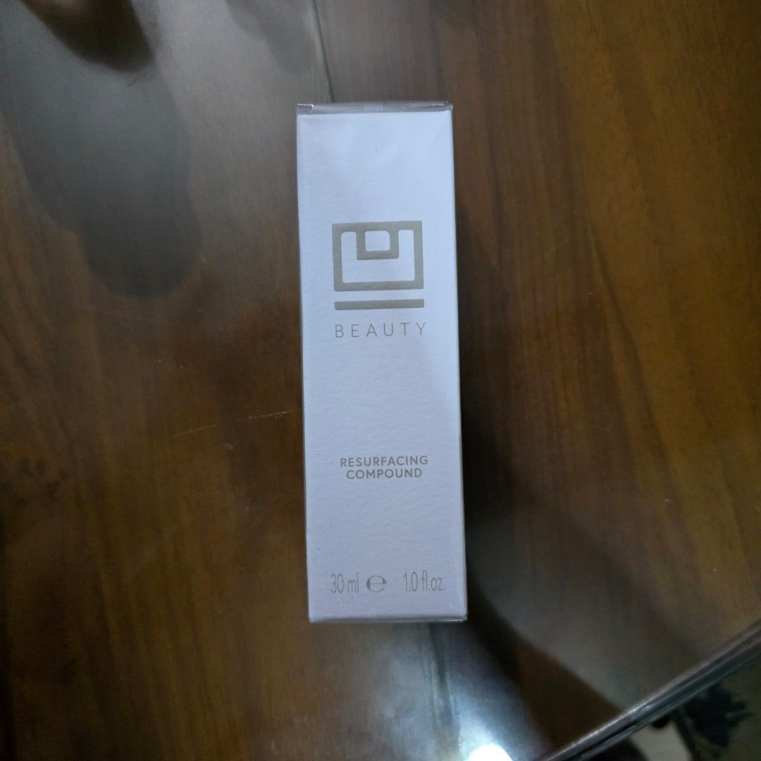 U Beauty Resurfacing Compound (Category: Face Care) located in Quezon City. Submitted by _patgee_ (Listing ID 1307304874, Image 2). Description: ORIG PRICE: 148USD or 8,676.28PHP Brighten, resurface, tighten, renew, and equalize in a single step. Replacing up to eight products, it visibly improves texture, tone, pore size, congestion, and fine lines in as few as three days. Benefits Visible fine lines + wrinkles Congestion + pore size Discolorati