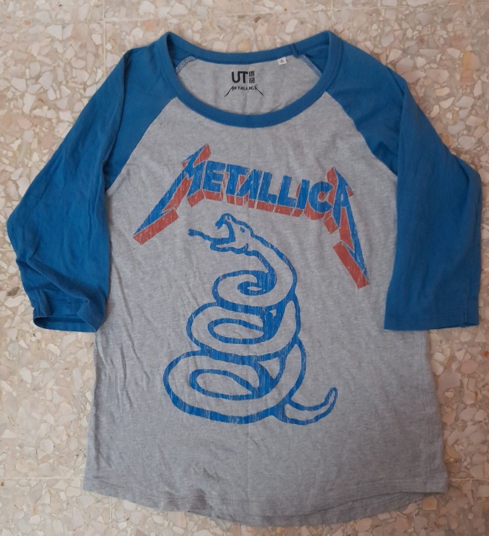 Uniqlo metallica t shirt cheap