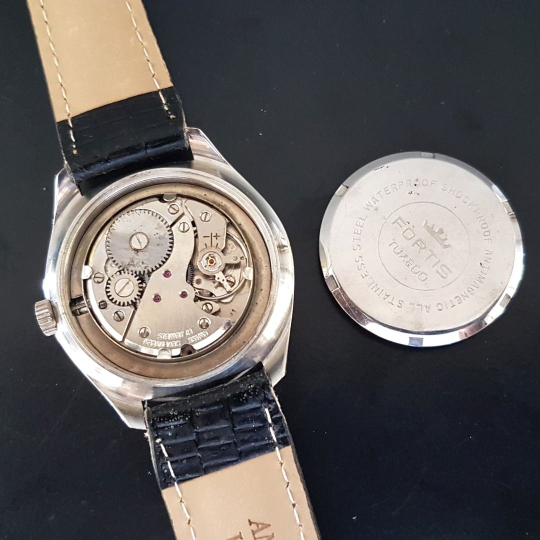 Vintage FORTIS Manual Wind Watch Swiss Made Exquisite 24 Hours Dial Military Model Timeless Classic Fortis Mechanical Wristwatch Art Decor