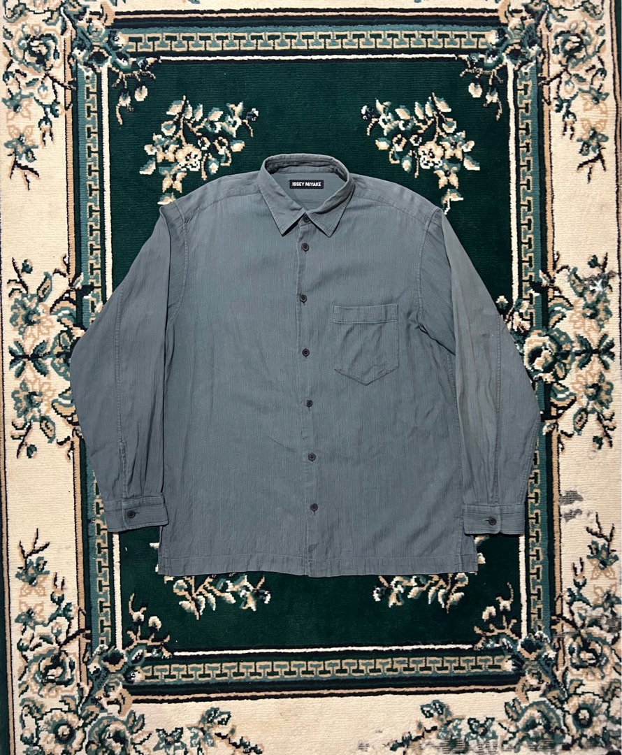 Vintage Issey Miyake Long Sleeve Button Up Shirt Size M
