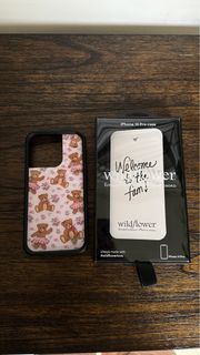 Wildflower Pink Bear-y Ballet iPhone 14 Pro case