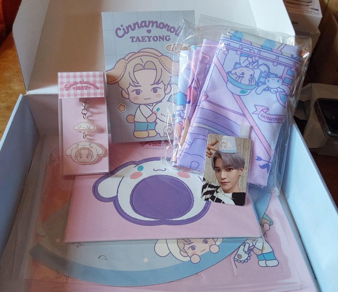 wts nct 127 taeyong sanrio party package full set, Hobbies & Toys