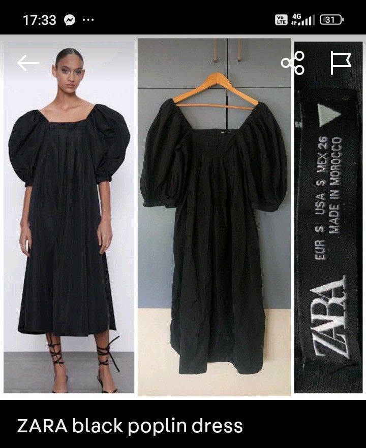 Zara (Category: Dresses) located in San Mateo. Submitted by meremar (Listing ID 1307321400, Image 1). Description: Zara black dress.