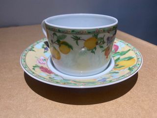 [03] HAVILAND LIMOGES JARDIN D'EDEN vintage teacup & saucer