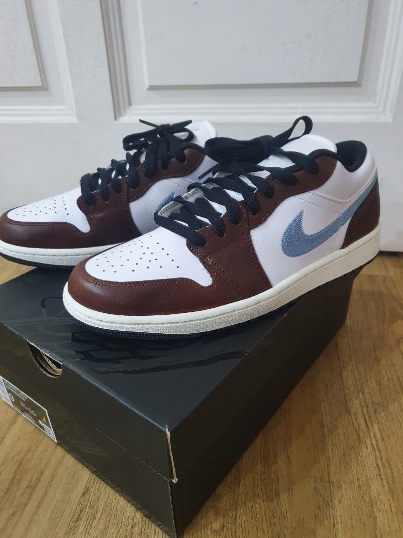 100 Authentic BNIB AJ1 Low Se premium leather