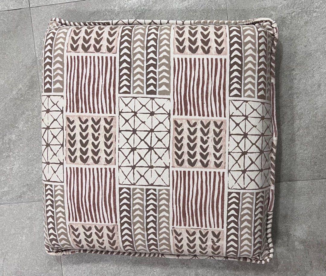 2 Large 65cm x 65cm and Firm Cushions with Covers Furniture Home Living Home Decor Cushions Throws on Carousell