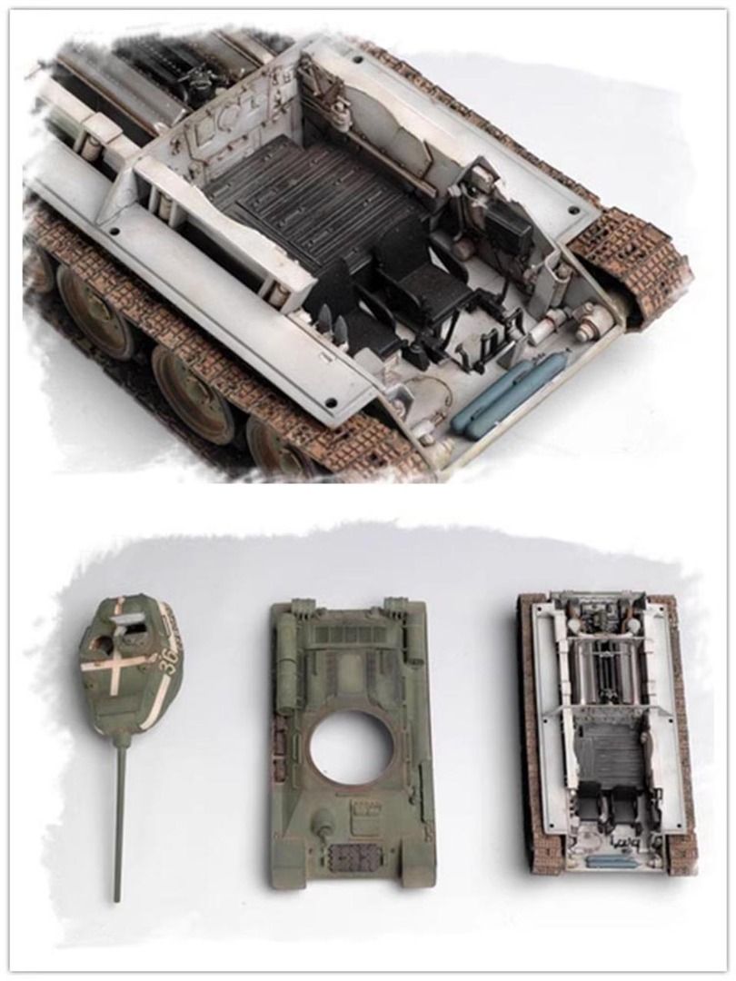 【拼裝模型_戰車】1/48 1:48 全內構 HOBBY BOSS 84809 RUSSIAN T-34/85 TANK WWII 蘇聯T ...