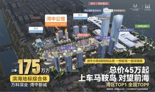 Shenzhen-Zhongshan Channel's most affordable sea-view apartment,  
a rare asset near Qianhai,  
convenient transportation next to Zhongshan Port Terminal63438341455874110