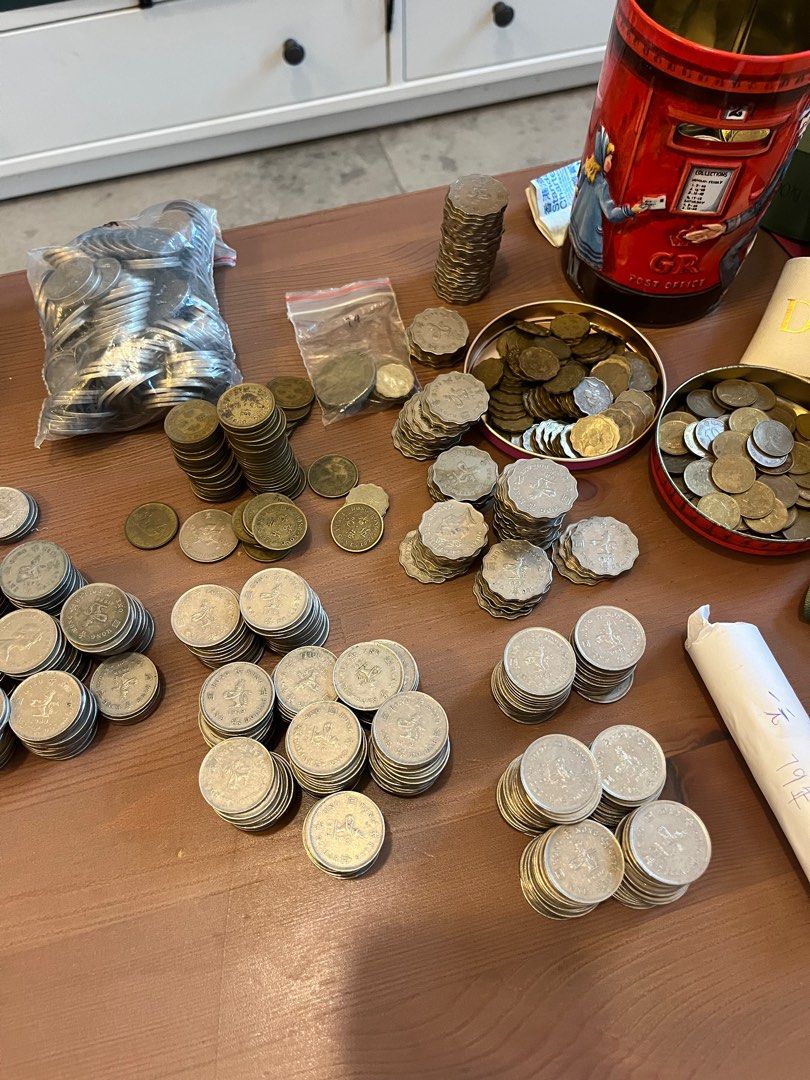 大量英女皇硬幣( $5, $2, $1, $0.5, $0.2, $0.1), 興趣及遊戲, 收藏品及紀念品, 錢幣- Carousell