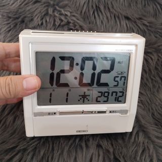 Affordable Seiko Clock Alarm Clock TALK LINER Audio Time Signal Audio Alarm Bilingual 😍👌
