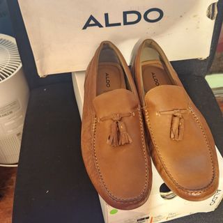 ALDO Cognac Brown Darrien Slip-On Shoes US11/ Euro44/ UK10
